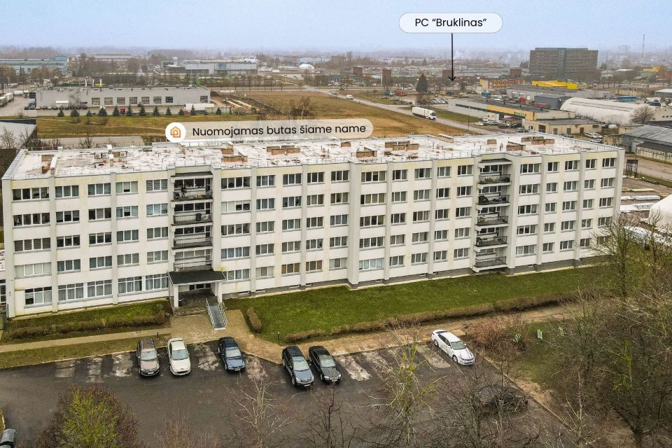 Nuomojamas 2 kambarių butas 2 - ame aukšte Išradėjų g. 4a, Šiauliuose