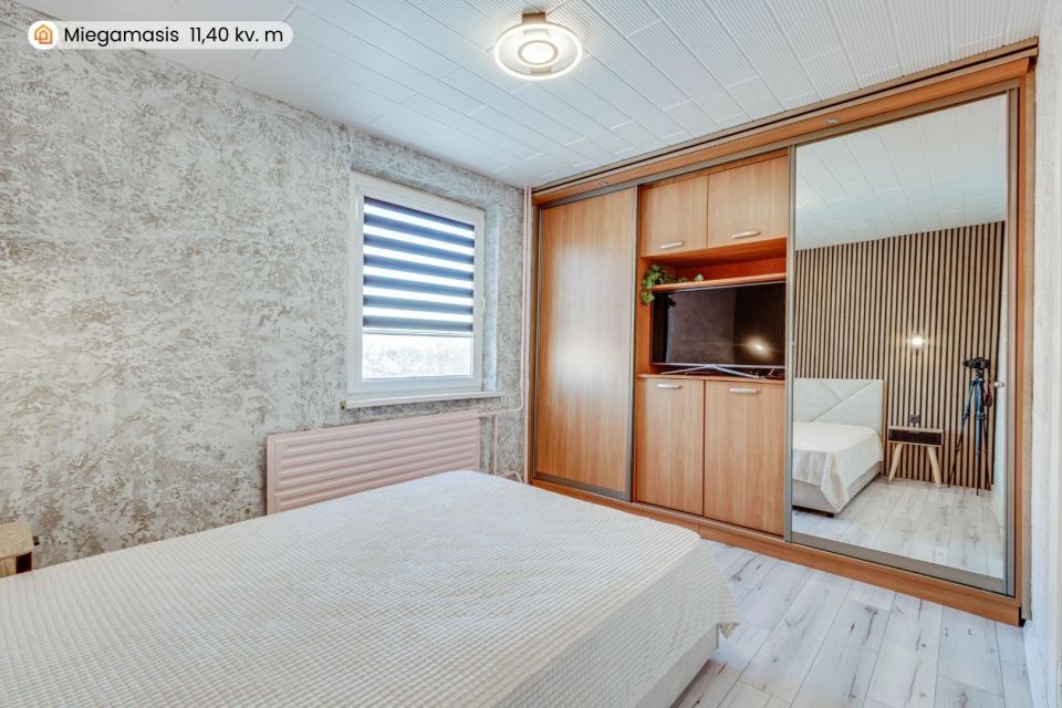 Nuomojamas jaukus ir tvarkingas 2 kambarių butas &Scaron;iauliuose, Spindulio g. 10B