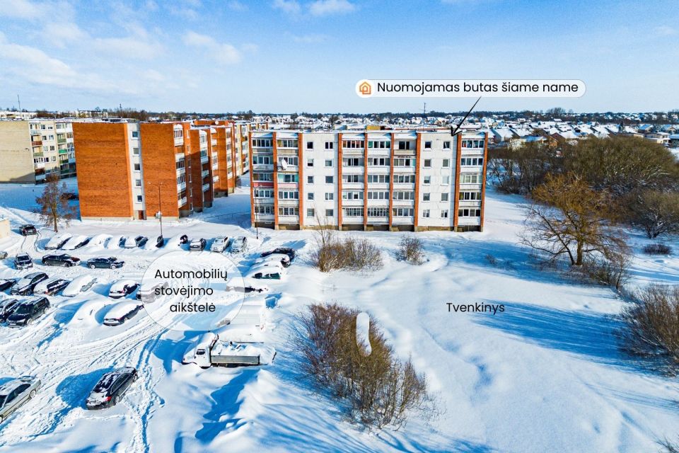 Nuomojamas jaukus ir tvarkingas 2 kambarių butas &Scaron;iauliuose, Spindulio g. 10B