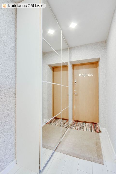 Nuomojamas jaukus ir tvarkingas 2 kambarių butas &Scaron;iauliuose, Spindulio g. 10B