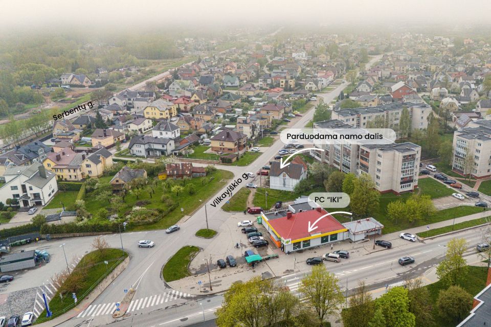 Parduodama  106,40 kv. m bendro ploto namo dalis, tinkanti verslui, Šiauliuose, Šimšės mikrorajone, Vilkaviškio g. 4