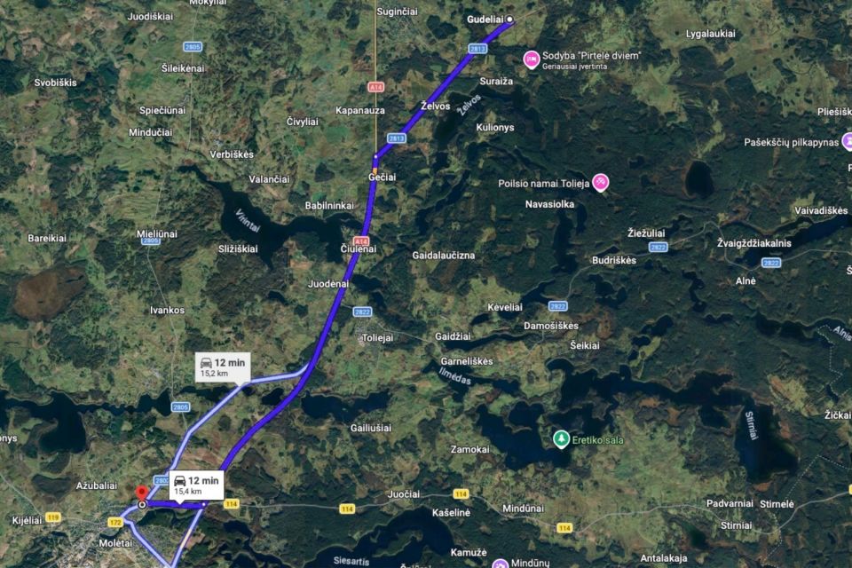 Parduodama autenti&scaron;ka sodyba gamtos apsuptyje Molėtų r., Gudelių k.