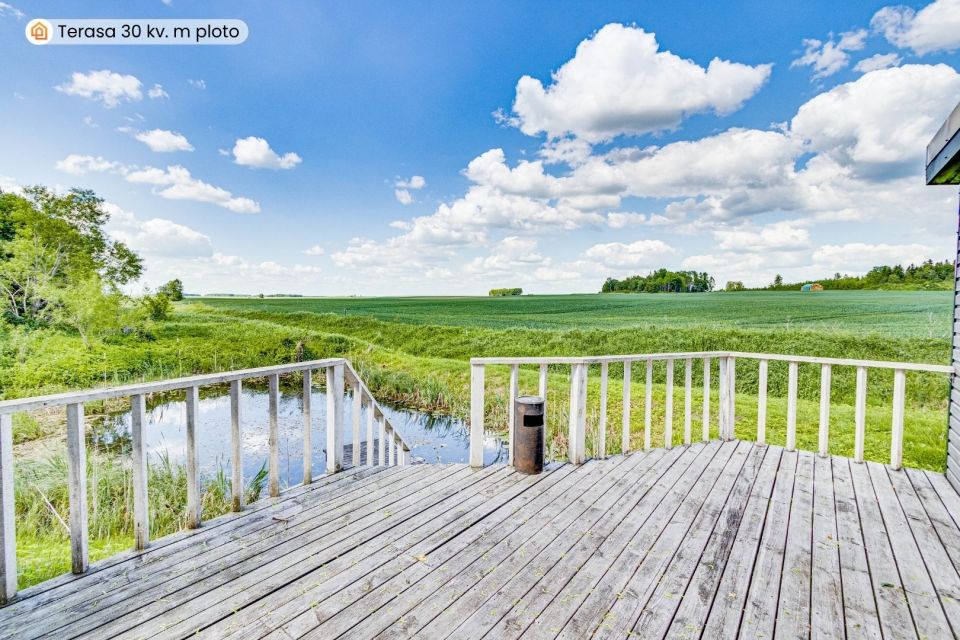 Parduodama jauki sodyba, vaizdingoje vietoje Žeimuvėnų k., Upynos sen., Tel&scaron;ių r.