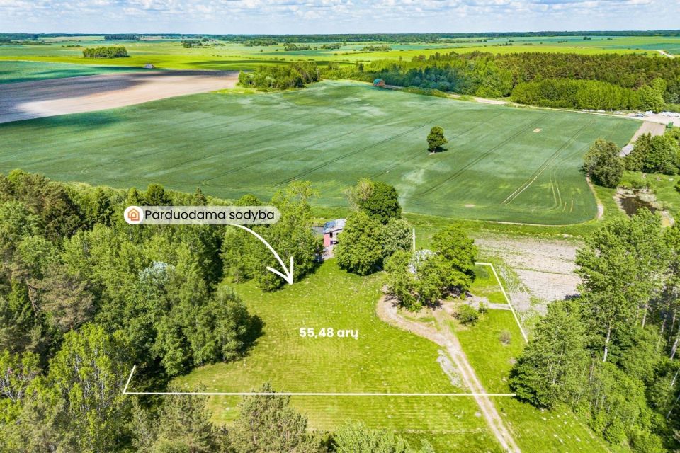 Parduodama jauki sodyba, vaizdingoje vietoje Žeimuvėnų k., Upynos sen., Tel&scaron;ių r.