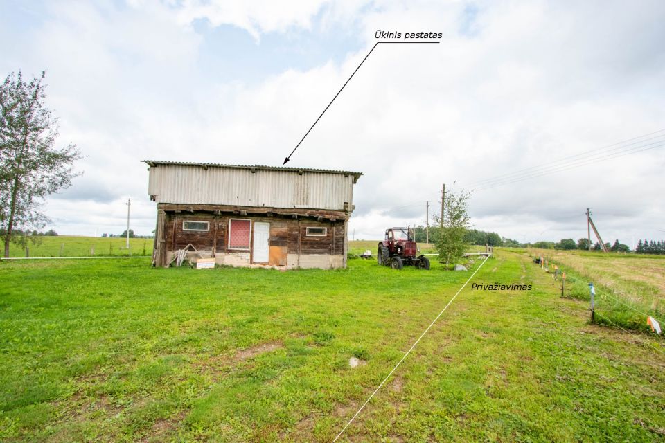 Parduodama nuošali sodyba-vienkiemis su 30 arų sklypu, Kelmės r. Ganyprovos k. 9