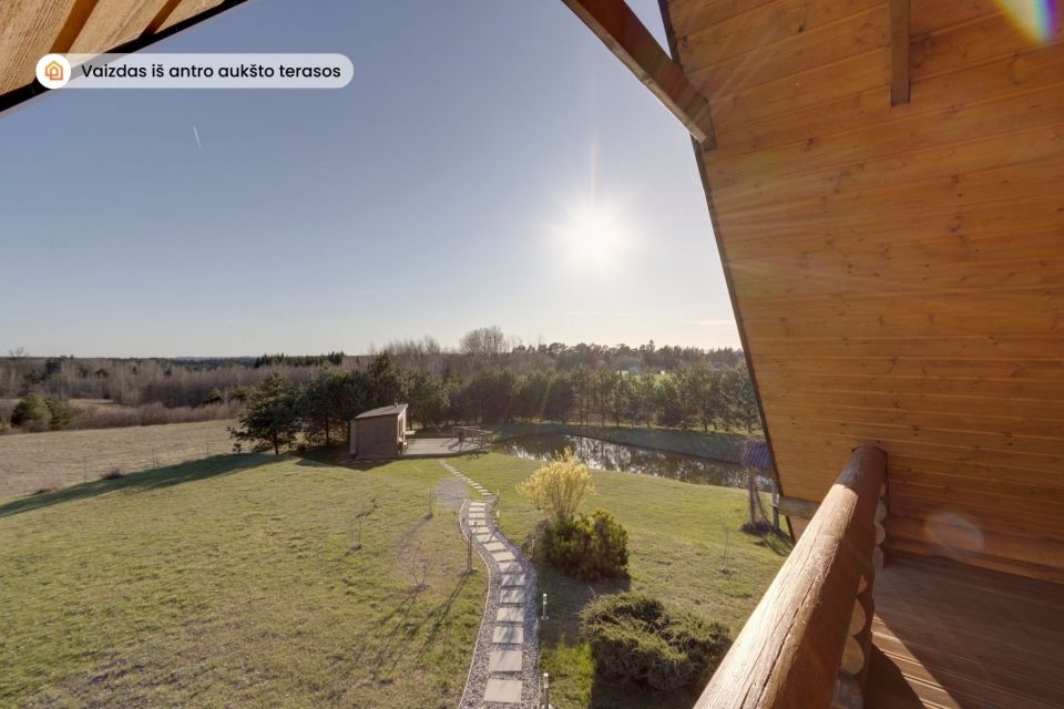 Parduodama rąstinė sodyba, Jonavos r. sav., Čičinų k., Pirties g.