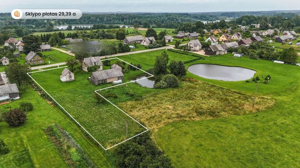 Parduodama sodyba ežerų ir miškų apsuptyje, Telšių r., Kegų k., Ilgio g. 27