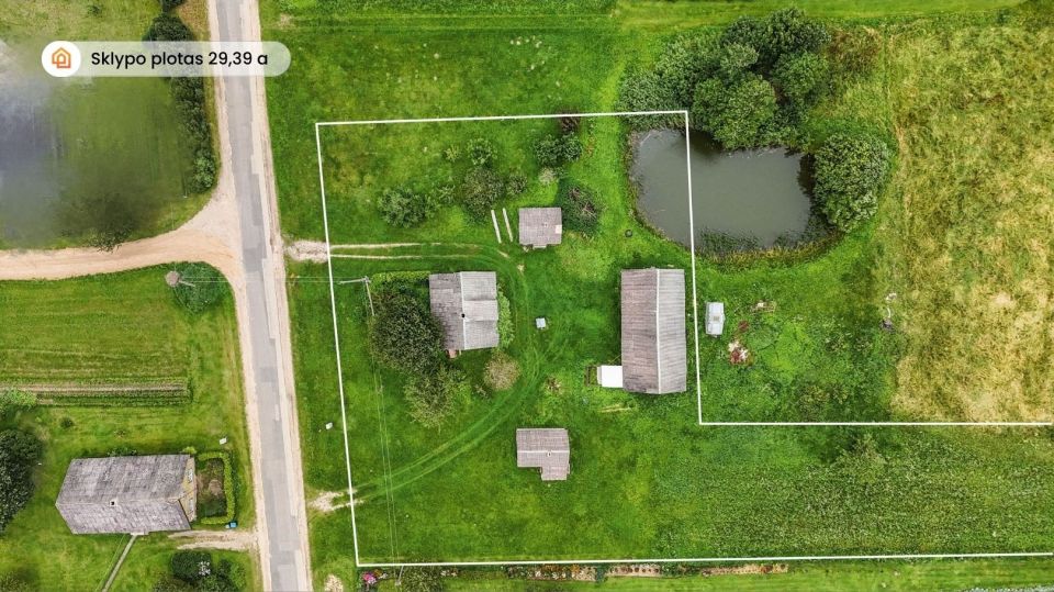 Parduodama sodyba ežerų ir miškų apsuptyje, Telšių r., Kegų k., Ilgio g. 27