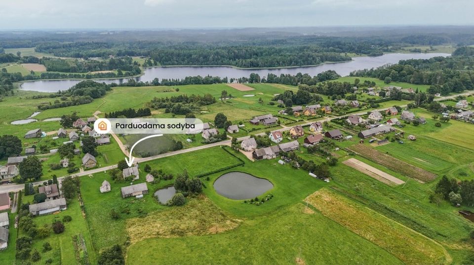 Parduodama sodyba ežerų ir miškų apsuptyje, Telšių r., Kegų k., Ilgio g. 27