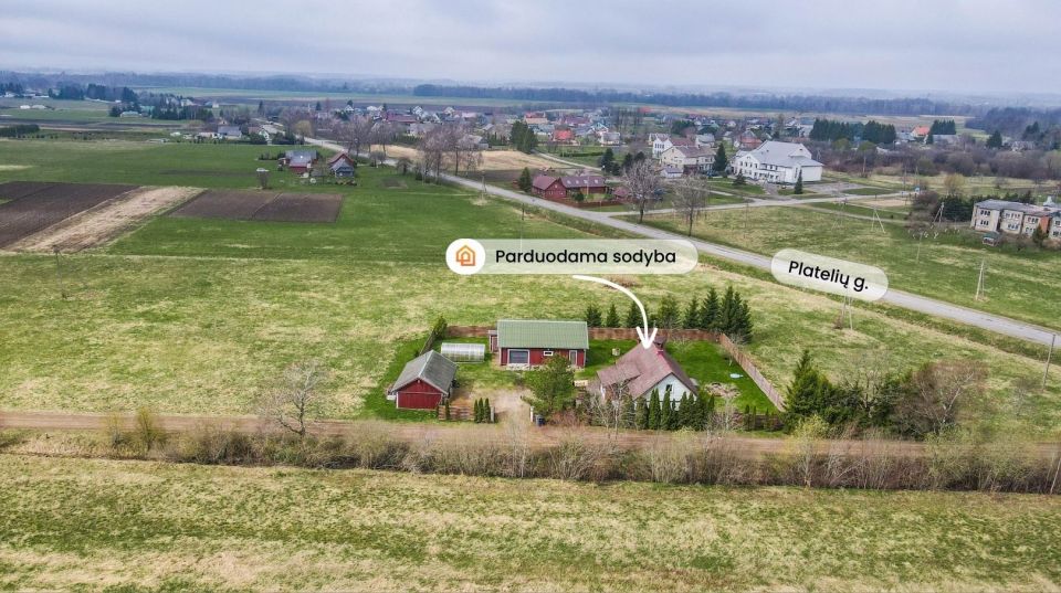 Parduodama sodyba Platelių g., Laivių k., Kretingos r.
