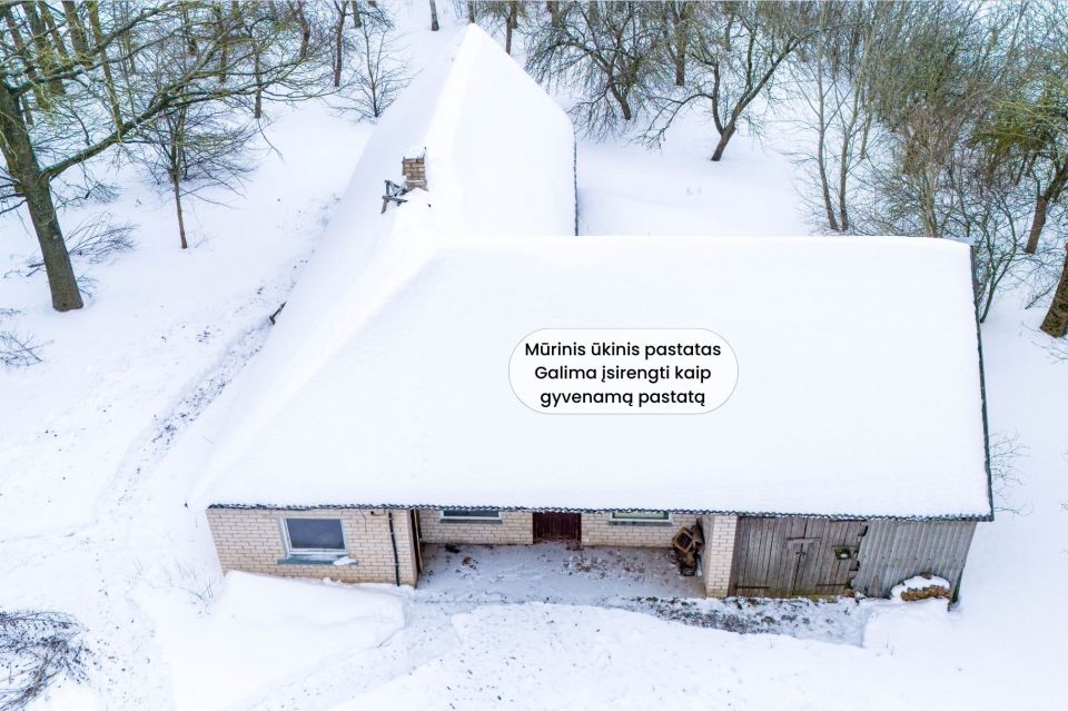 Parduodama sodyba ramioje vietoje, Pakruojo rajone, Butniūnų kaime, Žalioji g. 3