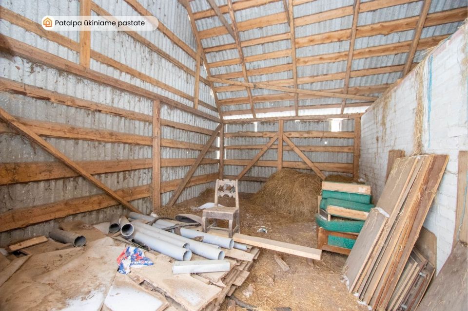 Parduodama sodyba ramioje vietoje, Pakruojo rajone, Butniūnų kaime, Žalioji g. 3