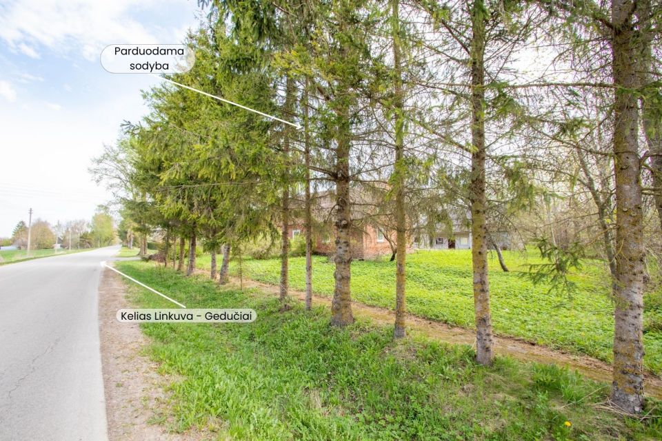 Parduodama sodyba ramioje vietoje, Pakruojo rajone, Butniūnų kaime, Žalioji g. 3