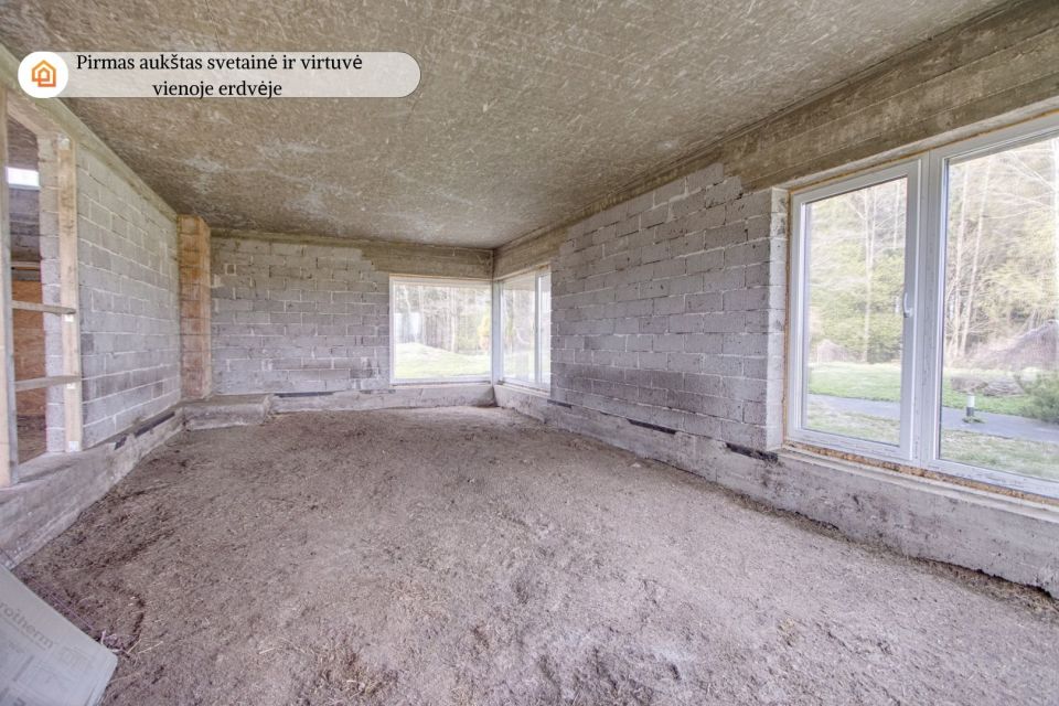 Parduodama sodyba su 3,35 ha. žemės sklypu, Prienų r., &Scaron;ilėnų k., Mi&scaron;ko g.