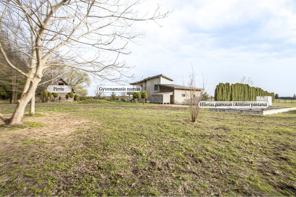 Parduodama sodyba su 3,35 ha. žemės sklypu, Prienų r., &Scaron;ilėnų k., Mi&scaron;ko g.