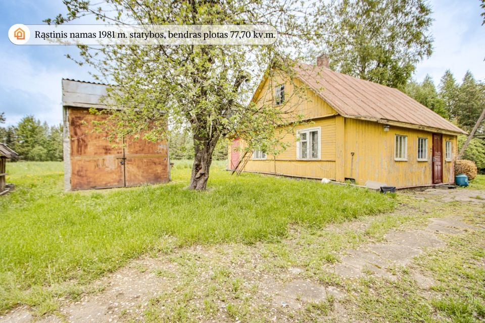 Parduodama sodyba su 5,86 ha. žemės sklypu, Elekrėnų sav., Obenių k.