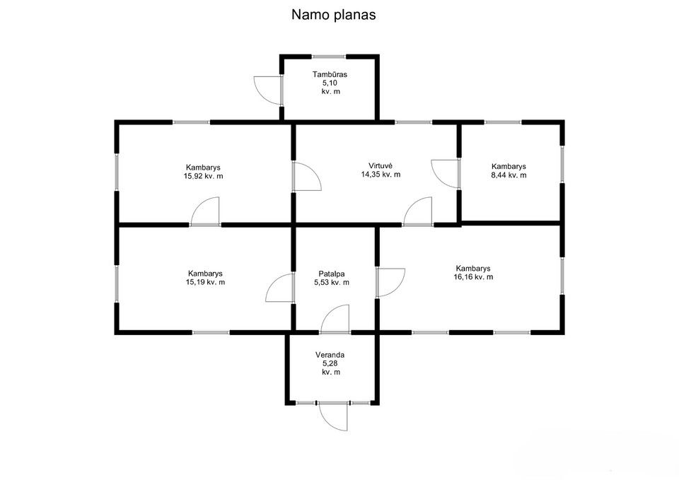 Parduodama sodyba su 7,36 ha bendro ploto sklypais Platelių g. 5, Žemaičių Kalvarijoje, Plungės r.