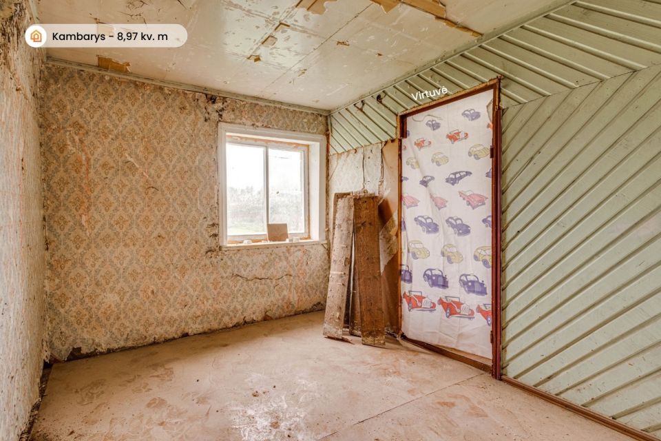 Parduodama sodyba su 81 aro ploto sklypu, Tel&scaron;ių r., Pabalvės k. Vainočių g. 46.