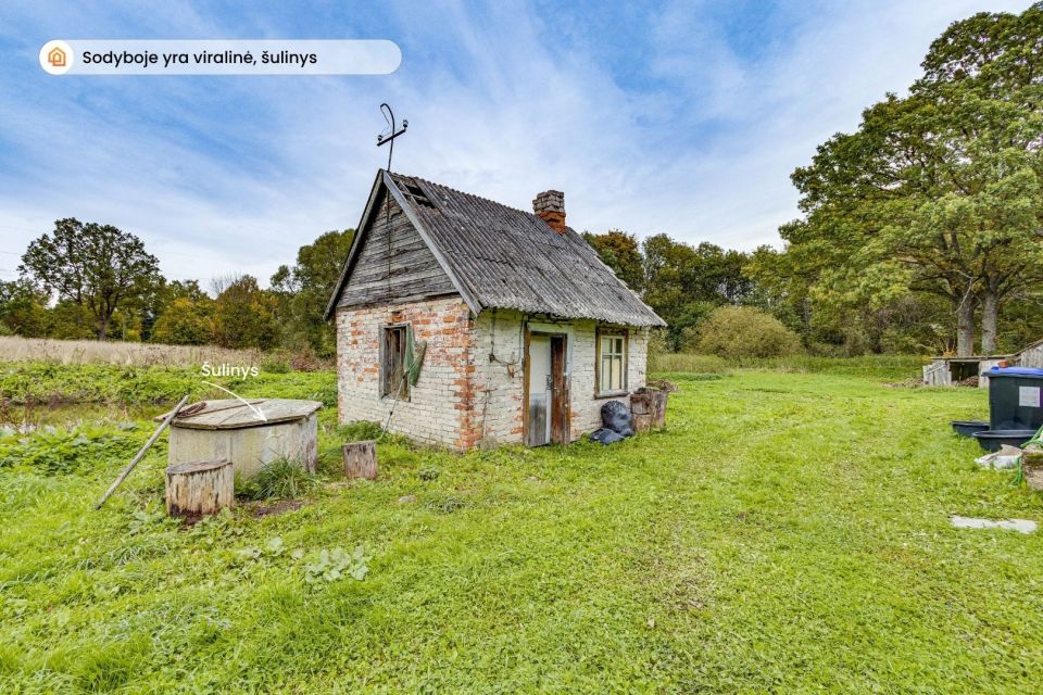 Parduodama sodyba su 81 aro ploto sklypu, Tel&scaron;ių r., Pabalvės k. Vainočių g. 46.