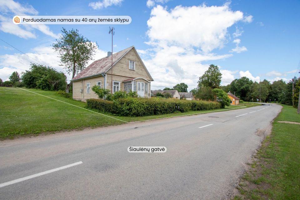 Parduodama sodyba vaizdingoje vietoje, Radvili&scaron;kio rajone, &Scaron;aukoto mstl., &Scaron;iaulėnų g. 38
