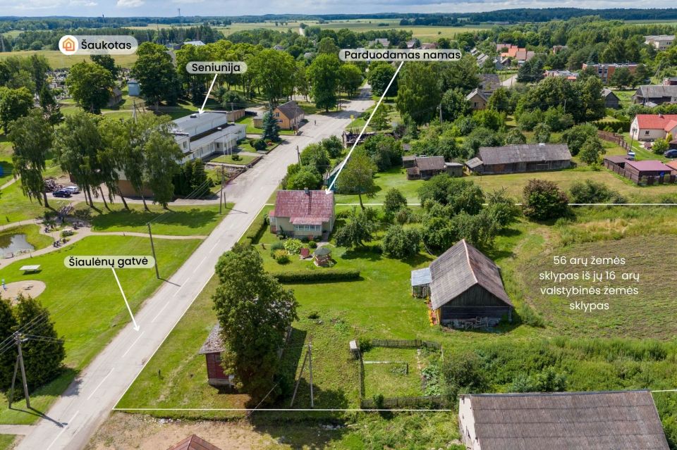 Parduodama sodyba vaizdingoje vietoje, Radvili&scaron;kio rajone, &Scaron;aukoto mstl., &Scaron;iaulėnų g. 38