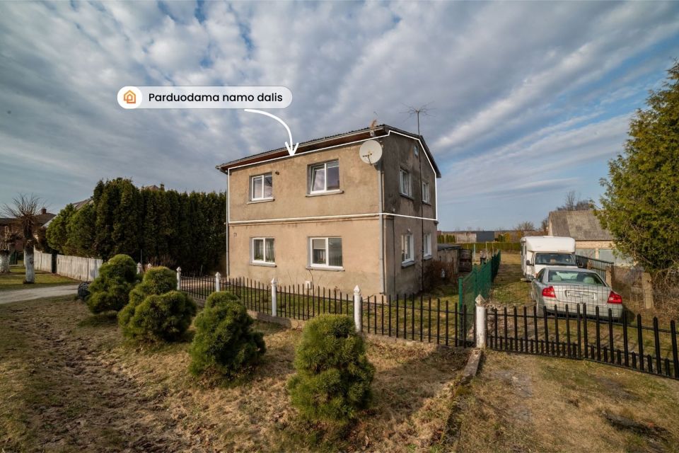 Parduodama suremontuota mūrinio namo dalis Vijoliuose, Agronomijos g. 6, &Scaron;iaulių r.