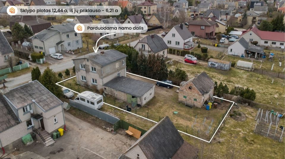 Parduodama suremontuota mūrinio namo dalis Vijoliuose, Agronomijos g. 6, &Scaron;iaulių r.