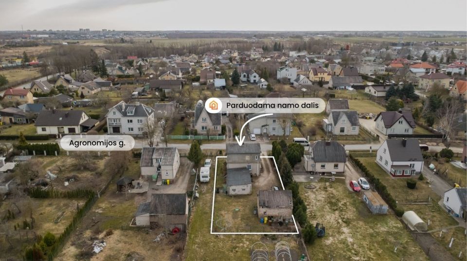 Parduodama suremontuota mūrinio namo dalis Vijoliuose, Agronomijos g. 6, &Scaron;iaulių r.