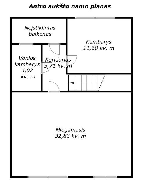 Parduodama tvarkinga ir jauki 2 auk&scaron;tų gyvenamojo namo dalis i&scaron;puoselėtoje aplinkoje Pakruojo r., Žvirblonių k., Simani&scaron;kių g. 21.