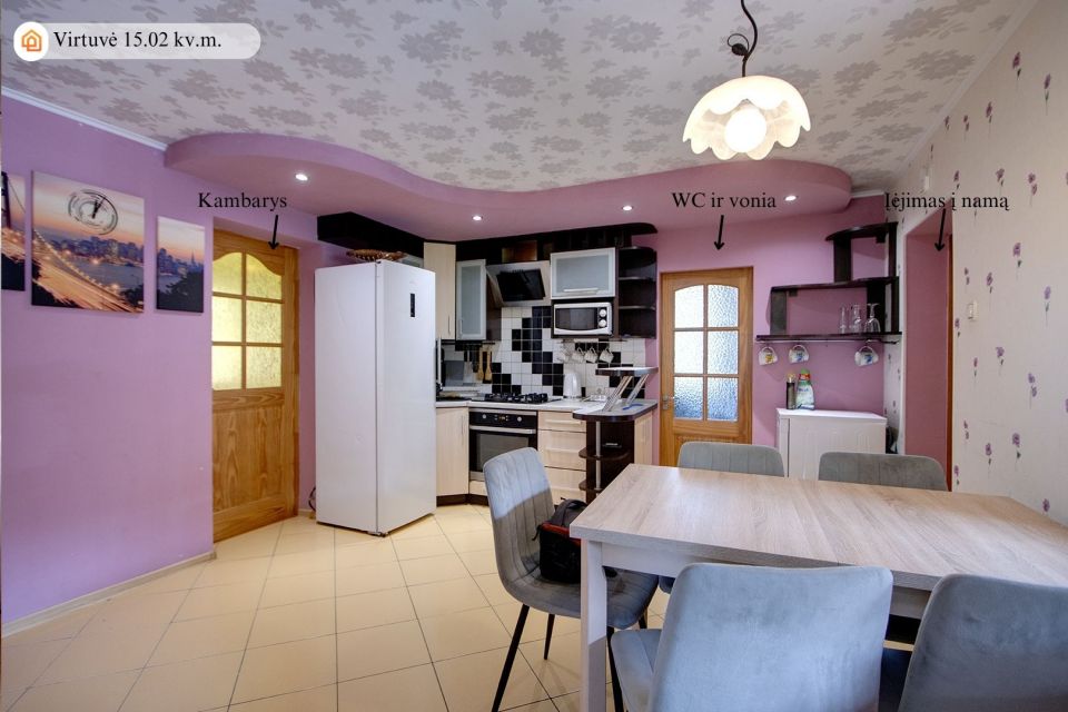Parduodama tvarkinga vienkiemio sodyba &Scaron;ilalės r., Kunigi&scaron;kių k. Pievų g.