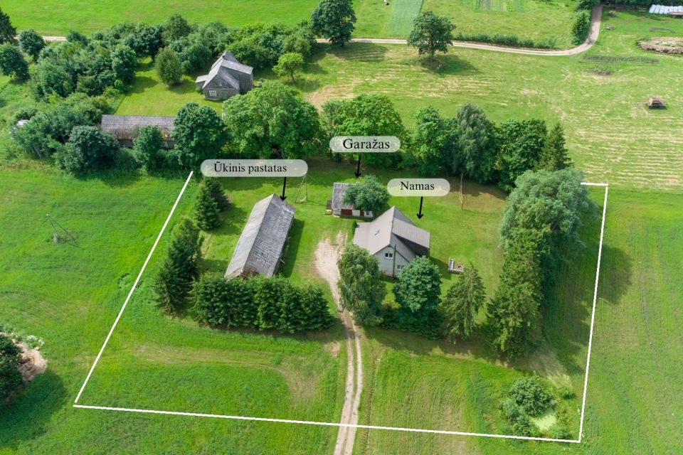 Parduodama tvarkinga vienkiemio sodyba &Scaron;ilalės r., Kunigi&scaron;kių k. Pievų g.