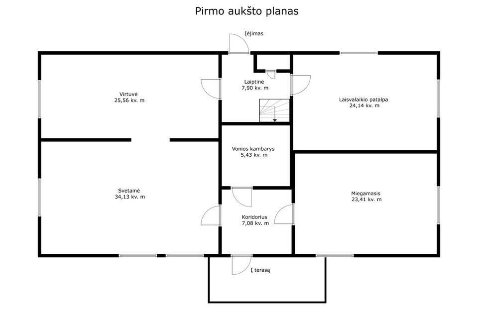 Parduodama unikali, pilnai įrengta sodyba su 3,64 bendro ploto sklypais Telšių r., Užminijų I k.
