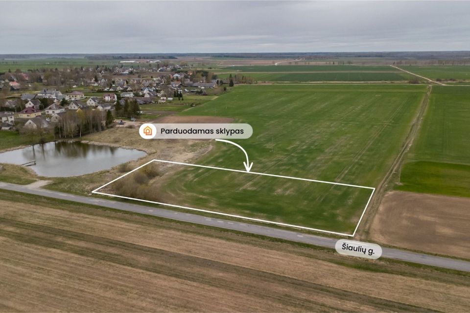 Parduodamas 0,4650 ha žemės ūkio paskirties sklypas Me&scaron;kuičiuose, &Scaron;iaulių g. 2A