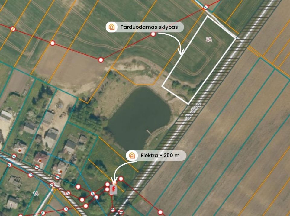 Parduodamas 0,4650 ha žemės ūkio paskirties sklypas Me&scaron;kuičiuose, &Scaron;iaulių g. 2A