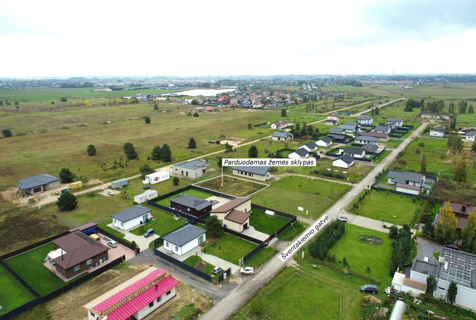 Parduodamas 10 arų gyvenamosios paskirties žemės sklypas Klaipėdos r., Mazūriškių k.,  Šventakiemio gatvėje