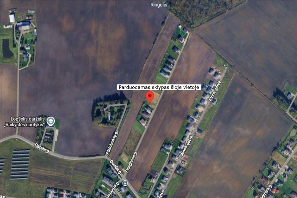 Parduodamas 10 arų gyvenamosios paskirties žemės sklypas Priegliaus g., Tru&scaron;elių k., Klaipėdos r.