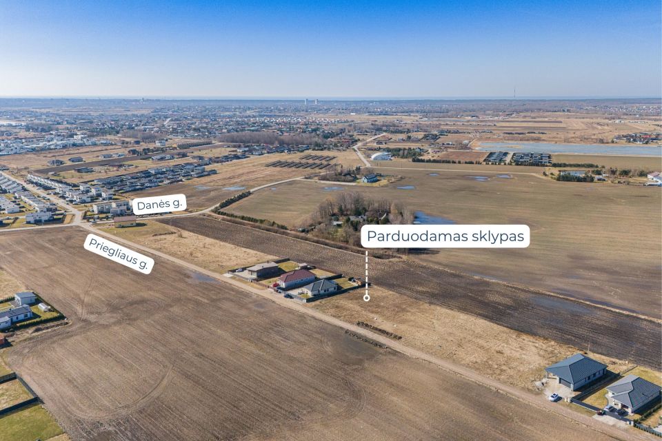 Parduodamas 10 arų gyvenamosios paskirties žemės sklypas Priegliaus g., Tru&scaron;elių k., Klaipėdos r.