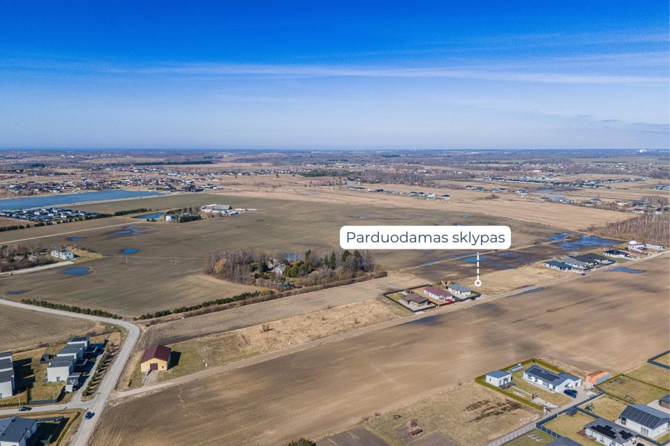 Parduodamas 10 arų gyvenamosios paskirties žemės sklypas Priegliaus g., Tru&scaron;elių k., Klaipėdos r.