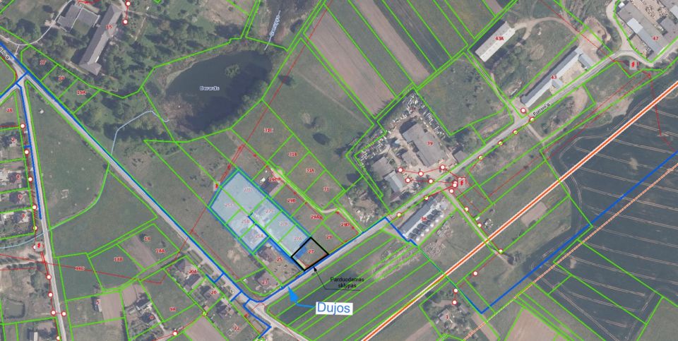 Parduodamas 10 arų namų valdos sklypas Aukštelkėje, Šiaulių r.