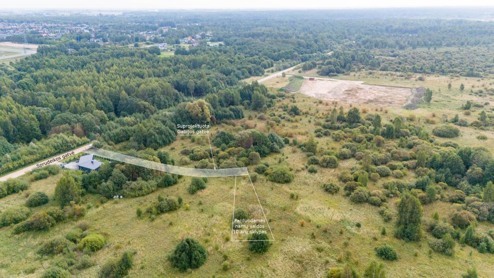 Parduodamas 10 arų sklypas Šiaulių mieste, Gabijos gatvėje 8A