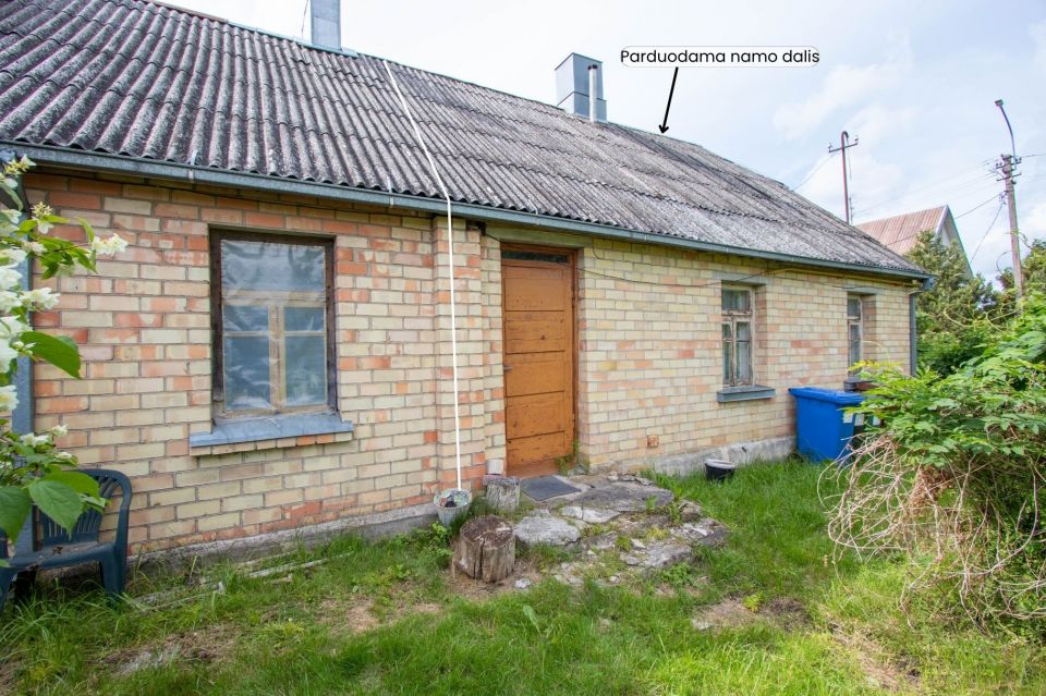Parduodamas 12,23 arų sklypas su namo dalimi Medelyno mikrorajone Mi&scaron;ko g. 37C, &Scaron;iauliai