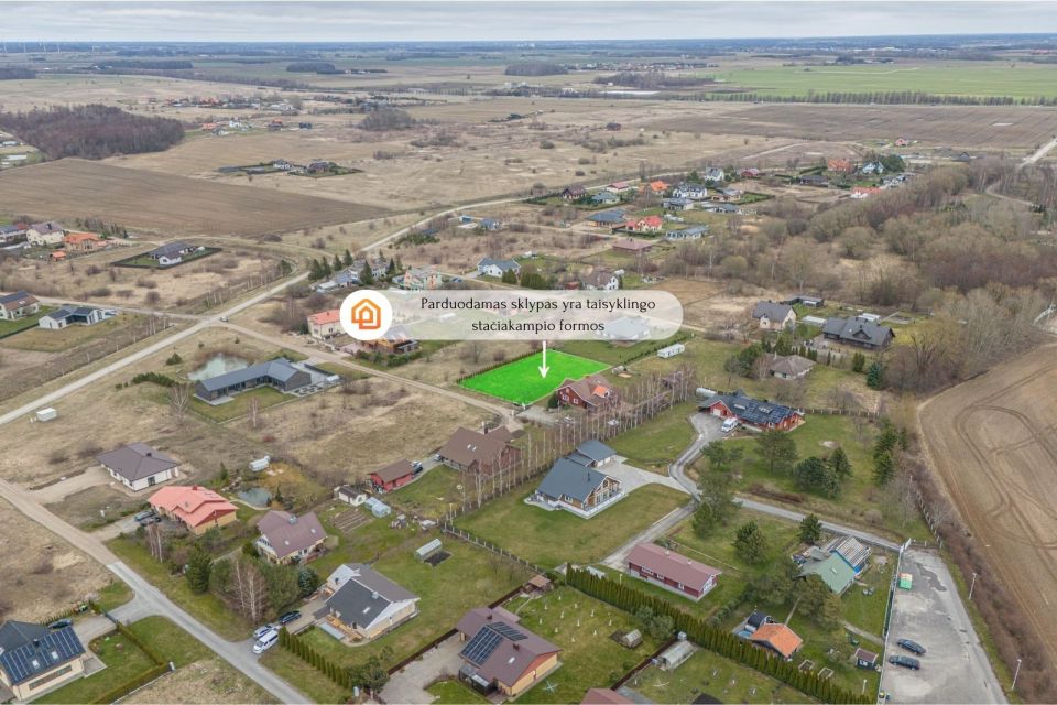 Parduodamas 14,72 arų namų valdos sklypas prie jūros - Kunkių k., Klaipėdos rajone!