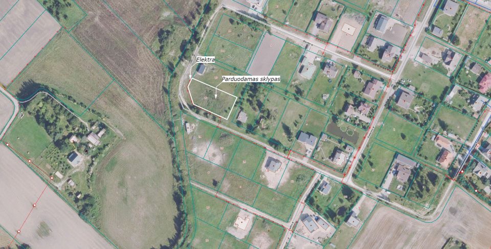 Parduodamas 16,50 arų namų valdos sklypas Matkaičių g. 15, Auk&scaron;telkės k., &Scaron;iaulių r.