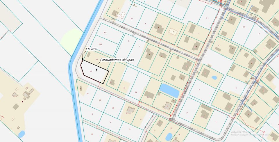 Parduodamas 16,50 arų namų valdos sklypas Matkaičių g. 15, Auk&scaron;telkės k., &Scaron;iaulių r.