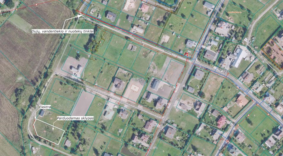 Parduodamas 16,50 arų namų valdos sklypas Matkaičių g. 15, Auk&scaron;telkės k., &Scaron;iaulių r.
