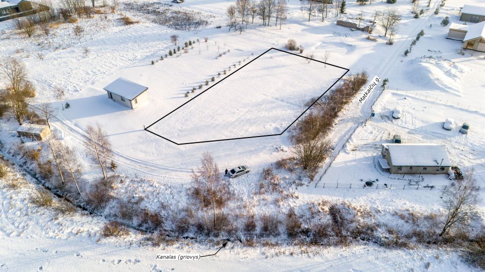 Parduodamas 16,50 arų namų valdos sklypas Matkaičių g. 15, Auk&scaron;telkės k., &Scaron;iaulių r.