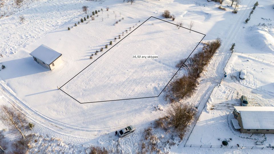Parduodamas 16,50 arų namų valdos sklypas Matkaičių g. 15, Auk&scaron;telkės k., &Scaron;iaulių r.