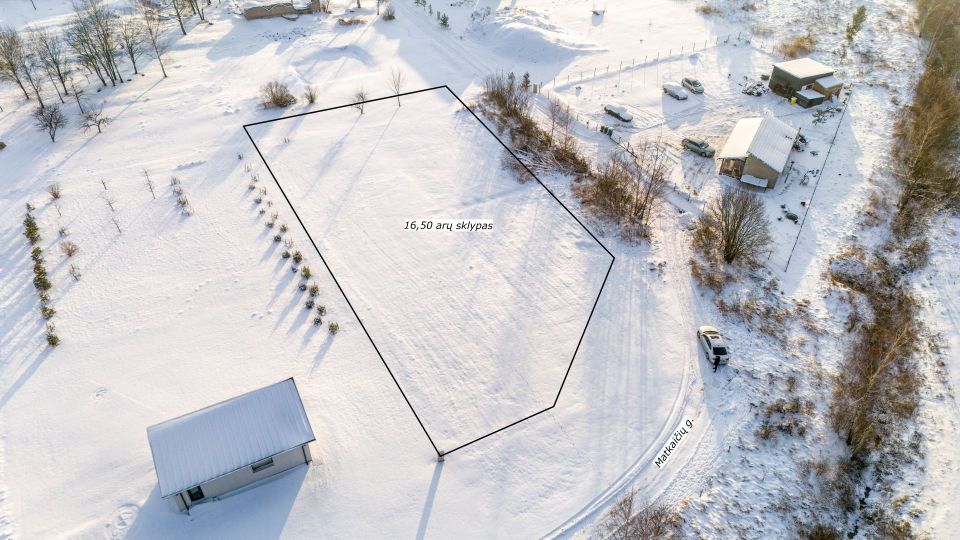Parduodamas 16,50 arų namų valdos sklypas Matkaičių g. 15, Auk&scaron;telkės k., &Scaron;iaulių r.