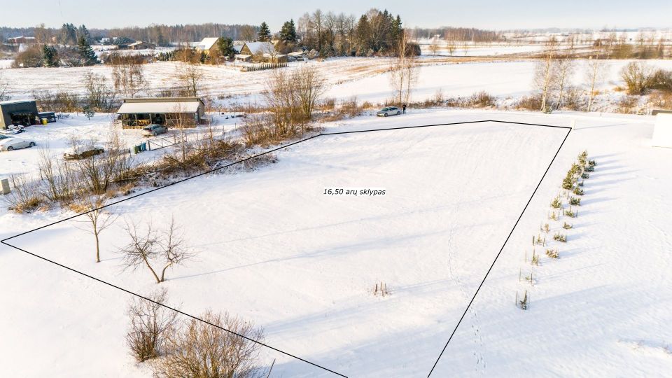 Parduodamas 16,50 arų namų valdos sklypas Matkaičių g. 15, Auk&scaron;telkės k., &Scaron;iaulių r.
