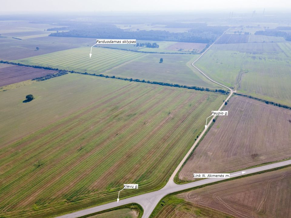 Parduodamas 17,24 ha, aukšto našumo balą turintis žemės ūkio paskirties sklypas, Suginčių k., Akmenės r.